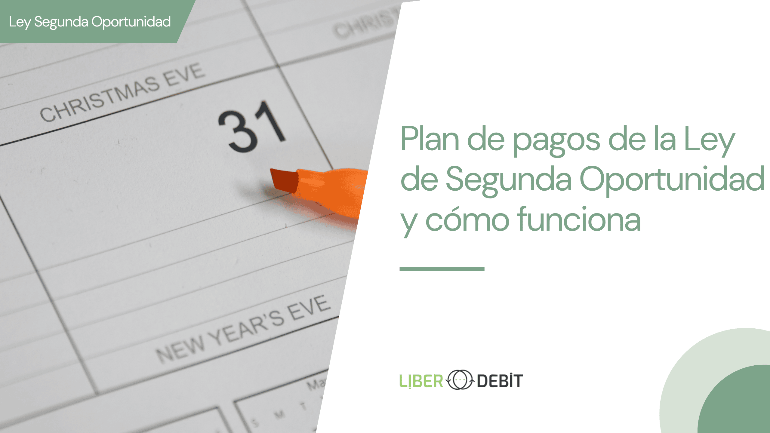 plan de pagos ley segunda oportunidad